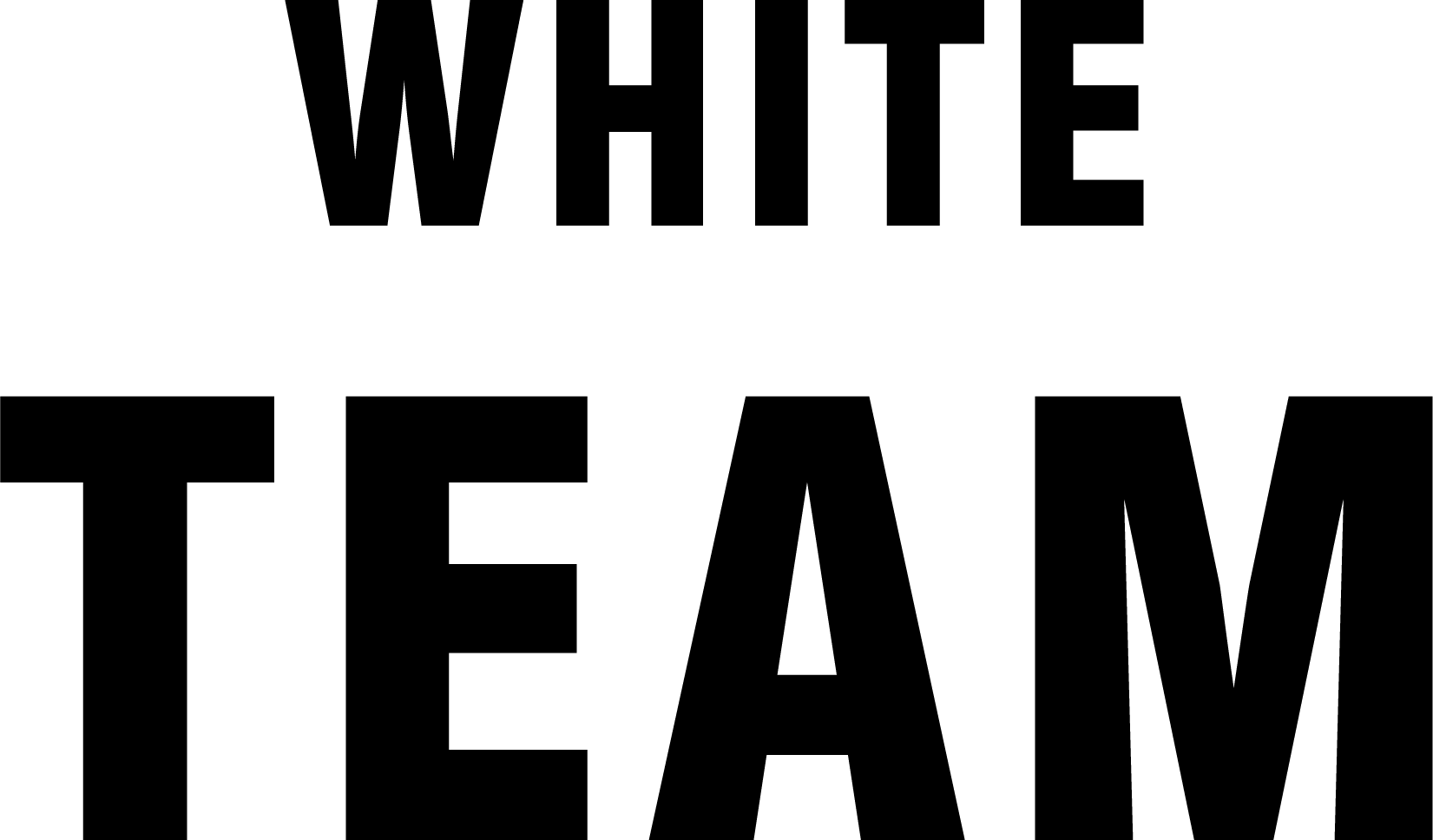 White Team Text