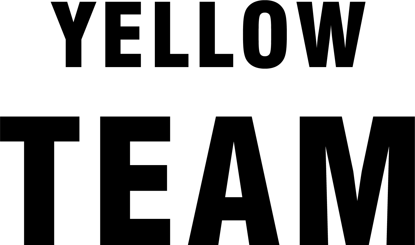 Yellow Team Text